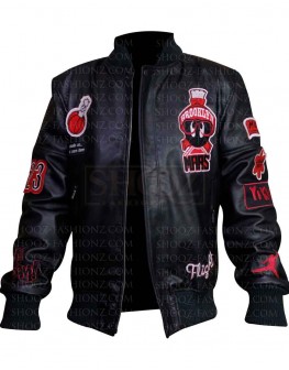 Air Jordan Marvin The Martian Black Bomber Jacket